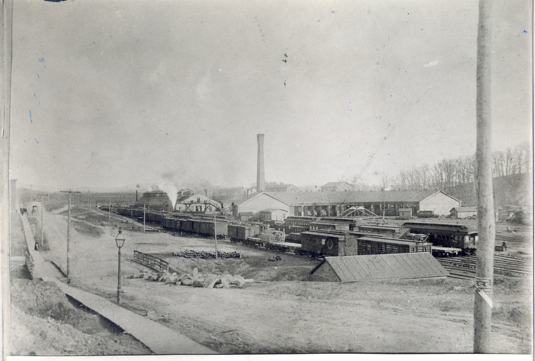 N&W rail yard
